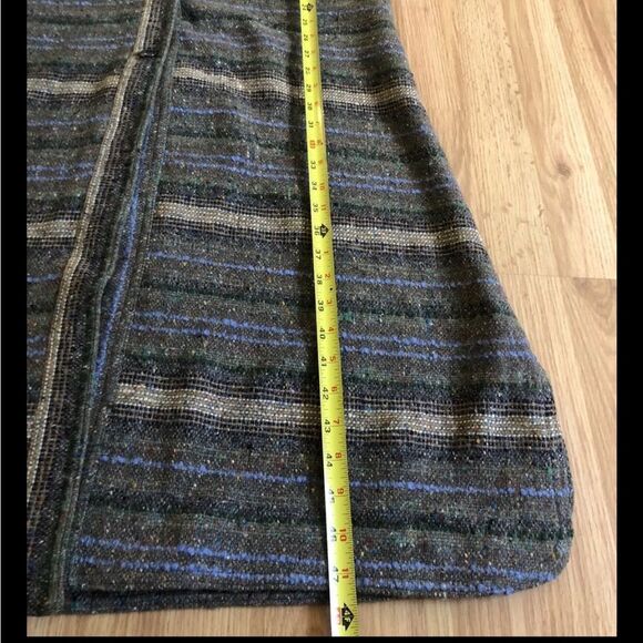 VTG Jimmy Hourihan Dublin Donegal Striped Tweed Wool Dress Ireland Womens MED - Picture 4 of 11